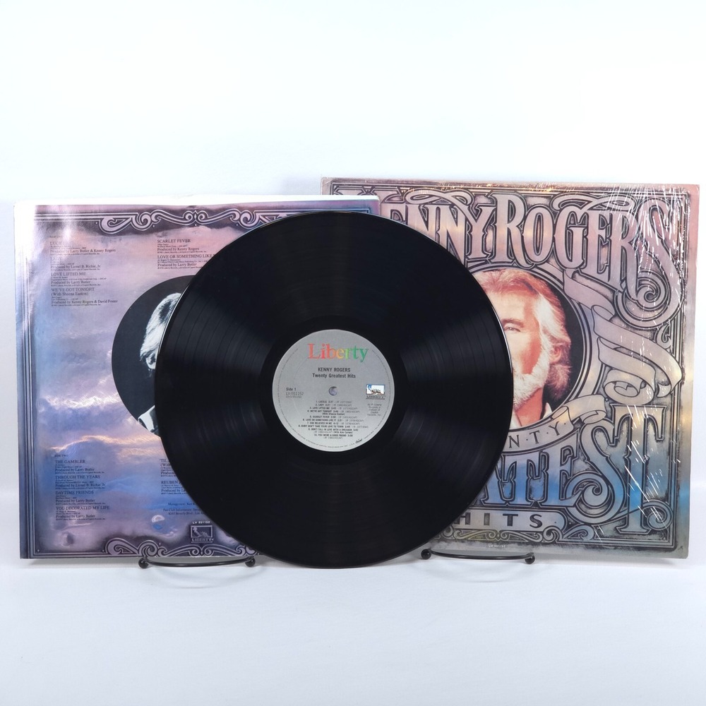 KENNY ROGERS Twenty Greatest Hits 12" Vinyl LP Album Gambler Lady Lucille 1983